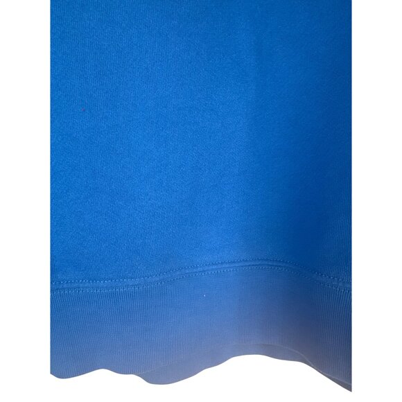 Zara Blue Small Hoodie Sweatshirt With Graphic Print & Quotes - Picture 11 of 15
